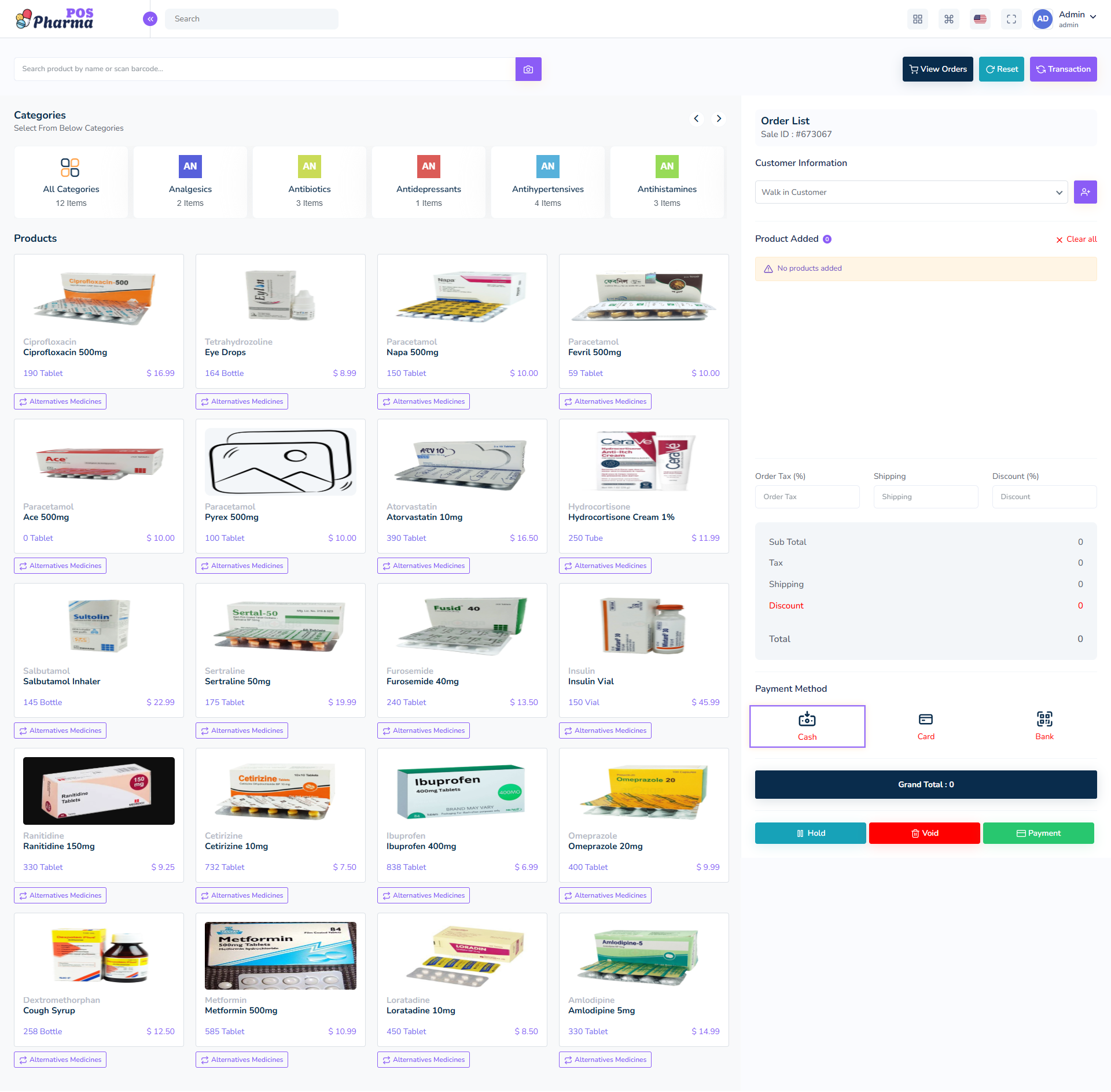 Interactive POS Interface
